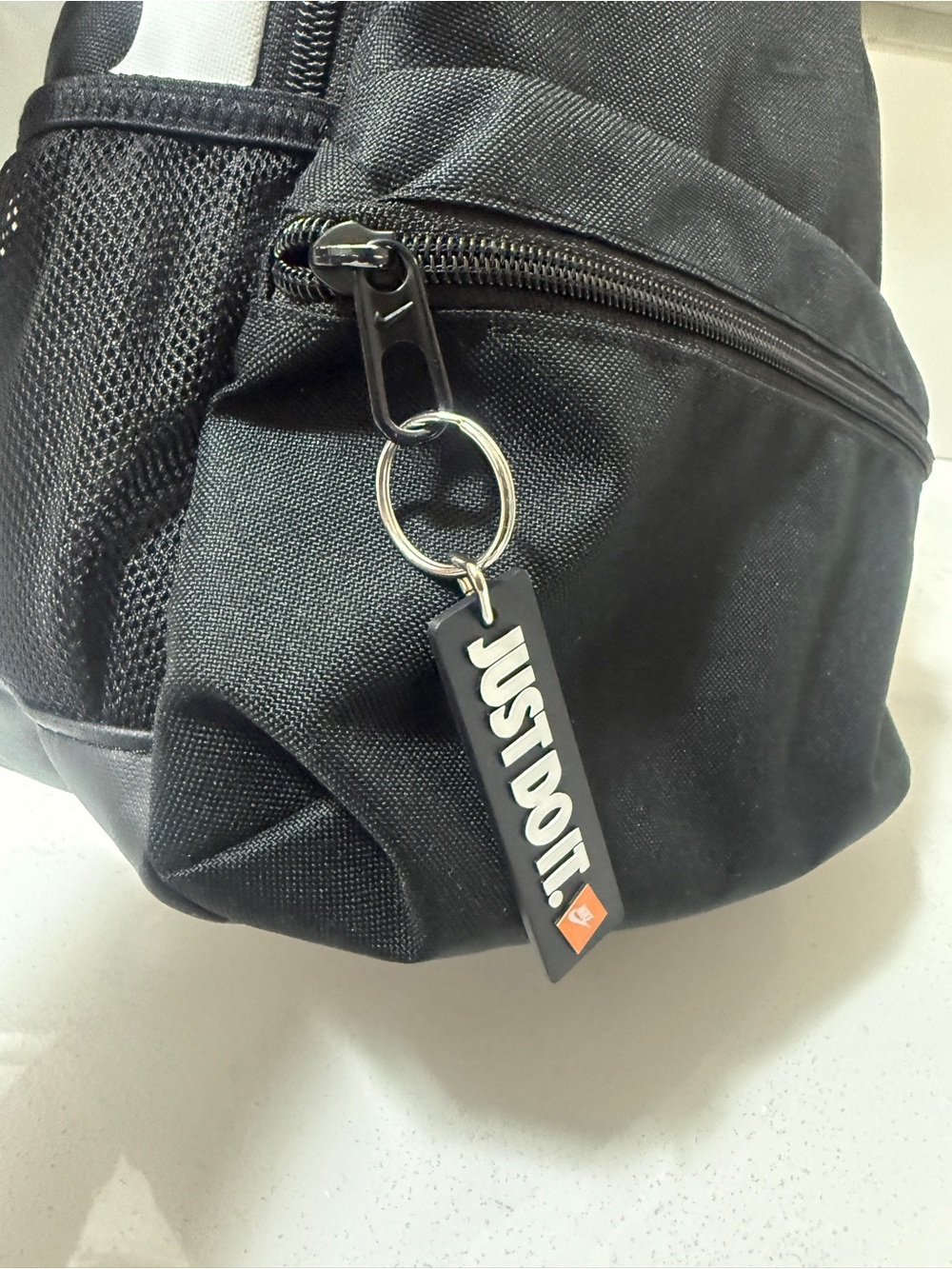 Nike Black & White Mini Backpack - Iconic Swoosh - Picture 8 of 16